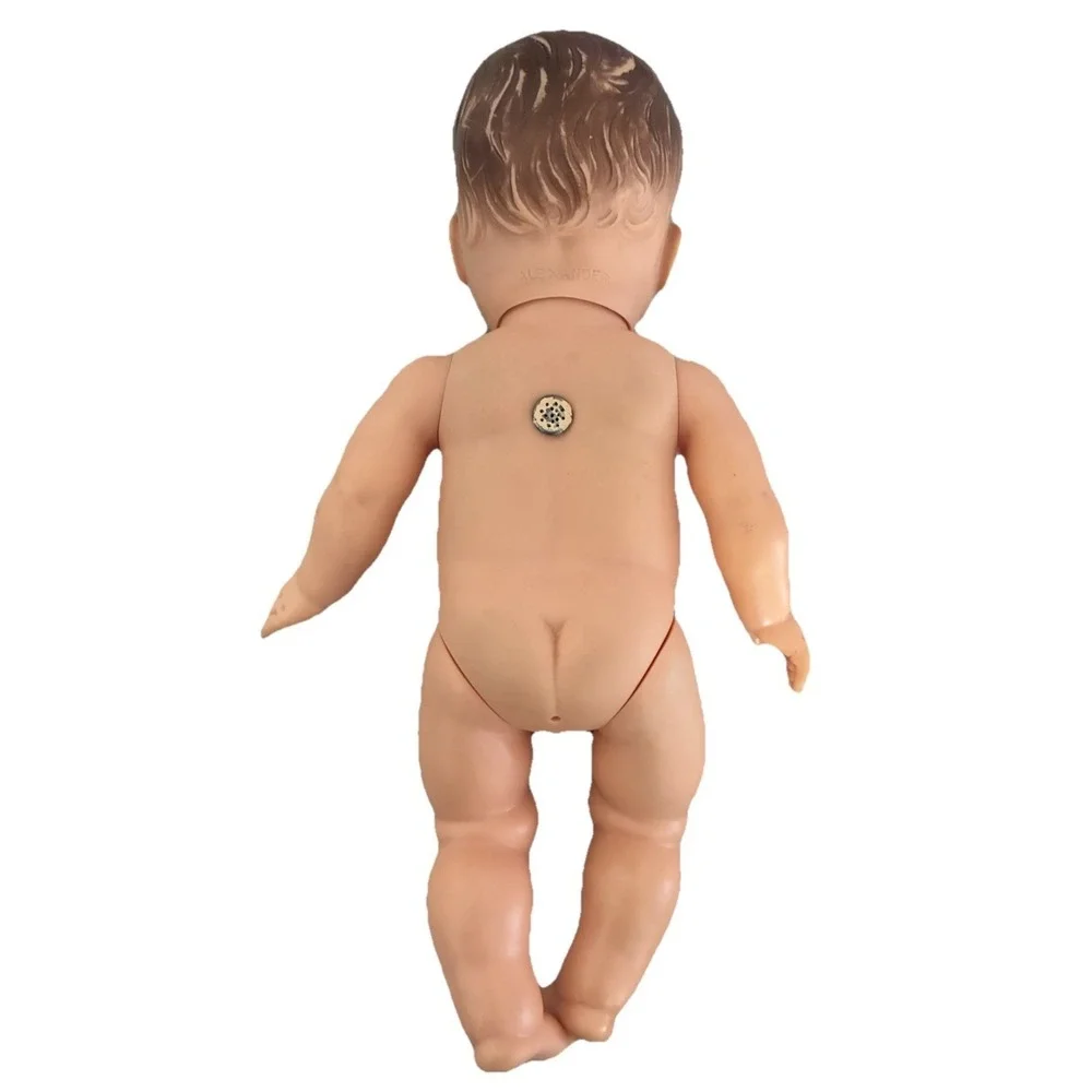 Vintage Madame Alexander Drink Wet Boy Doll 1950s Molded Hair 13